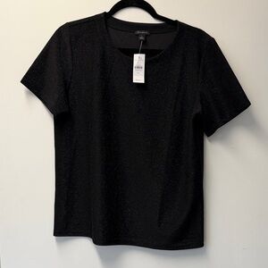 Ann Taylor Black Sparkled Women's Top